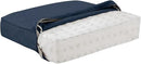 Classic Accessories Montlake Water-Resistant 23 x 20 x 4 Inch Patio Lounge Back Cushion, Heather Indigo Blue, Outdoor Loveseat Cushions by GreenHaven Gardens