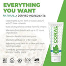 Coral White Nano Silver Mint Toothpaste, Natural Fluoride Free Teeth Whitening Toothpaste, Coral Calcium Nano Silver Infused SLS, Glycierin Free 4 Ounce (2 Pack) by CozyNest Decor