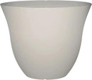 Classic Home and Garden Honeysuckle Resin Flower Pot Planter, White Vanilla, 13" by GreenHaven Gardens