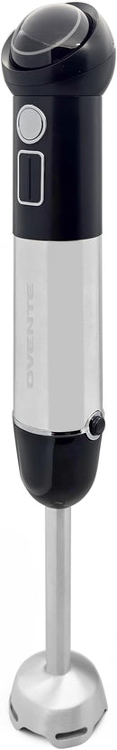 OVENTE Cordless Immersion Hand Blender, 300W Rechargeable Handheld Portable Stick Mixer with Speed Pulse Activating Sensor and Stainless Steel Blades for Smoothies, Shakes or Baby Food, Black HR995B by TinyTreasures Baby Boutique