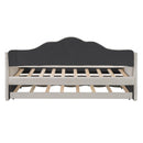 Walker Edison | Twin Upholstered Daybed with Trundle