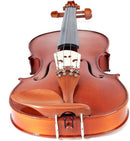 Cecilio 1/2 Size Natural Varnish Violin for Beginners, Hand-Carved Solid Spruce Top, Maple Back & Sides, Full Fiddle Kit with Hard Case, Bows, Rosin, Shoulder Rest, Lesson Book by TinyTreasures Baby Boutique