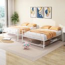 Metal Bunk Bed With Shelf And Guardrails by Unique Piece Furniture