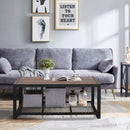 Console Coffee Table With Reclaimed Wood Finish, For Living Room - Natural by Unique Piece Furniture