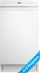 Midea MDF18A1AWW Built-in Dishwasher with 8 Place Settings, 6 Washing Programs, Stainless Steel Tub, Heated Dry, Energy Star, White by TinyTreasures Baby Boutique