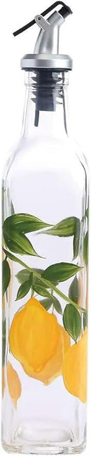 Grant Howard 52133 Lemon Hand Painted Oil and Vinegar Cruet, 16 oz. by CozyNest Decor