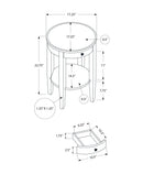 Accent Table, 2 Tier, Transitional - Espresso by HouseOfZazla