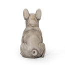 Dog Garden Sculpture, Outdoor French Bulldog Statue