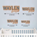 Personalized Wooden Name sign for nursery, Custom Baby name sign, Rustic wood Nursery decor for boys, Baby shower, Kids room door hanging gift/3 by TinyTreasures Baby Boutique