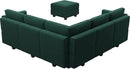 Belffin Modular Sectional Sofa with Storage Seats Velvet L Shaped Corner Couch Convertible Sectional Sofa with Chaise (Green, L Shape-1)… by CozyNest Decor
