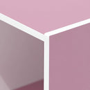 Furinno 3-Tier Open Shelf Bookcase, White/Pink 11003WH/PI by TinyTreasures Baby Boutique