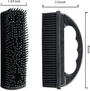 Rubber Pet Hair Removal Brush Lint & Hair Removal Cat Dog Hair Remover Brush Pet Hair Removal Tool Silicone Lint and Debris Remover for Cleaning,Grooming,Lint and Fur Removal,Home (Red&Black) by CozyNest Decor