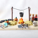 Dollhouse Decoration Accessories, 1:12 Dollhouse Ornament Mini Halloween Horror Decoration Set by CozyNest Decor