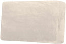 H.VERSAILTEX Velvet Stretch Individual Couch Cushion Cover Plush Slipcover for Loveseat Sofa Furniture Protector Seat Cover (1 Piece Loveseat Cushion Cover, Ivory) by CozyNest Decor