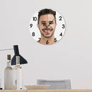 Generic Custom Clocks for Walls Personalized Clocks with Photo Text Logo Silent Non Ticking Round Decoration for Kitchen Wedding Friend Family Lover, 12x12Inch by TinyTreasures Baby Boutique