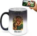 Personalized Coffee Mug, Custom Photo Caricature Gift, Funny Customized Coffee Gift for Men & Women, Custom Mugs with Pictures, Color Changing 15oz Father's Day Mug by TinyTreasures Baby Boutique