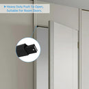 Heavy Duty Push to Open Door Latch, 2 Pack Black Magnetic Push Latches, Hidden Push Touch Latch Hardware for Push to Open Cabinet, Magnetic Door Catch for Cabinet Drawer Wardrobe Kitchen Door by TinyTreasures Baby Boutique
