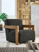 Dorney - Accent Chair - Charcoal / Brown by Unique Piece Furniture