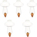 Yardwe 5PCS Plant Watering Globes, 300ML Self-Watering Bulb Mushroom Shape Watering Bulb Plant Waterer Stakes for Indoor Outdoor Plants by GreenHaven Gardens