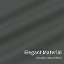 Easy-Going Blackout Curtains for Bedroom, Solid Thermal Insulated Grommet and Noise Reduction Window Drapes, Room Darkening Curtains for Living Room, 2 Panels(46x63 in, Gray) by CozyNest Decor