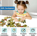 Jumbo Floor Puzzle for Kids, Large Jigsaw Puzzles 35 Piece for Kids Ages 3-5,Preschool Learning & Education Toys, Gifts for 4-8 Year Old Boys and Girls (Forest Animals 2) by TinyTreasures Baby Boutique