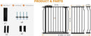 HOOEN 30" Tall Extra Wide Baby Gates for Doorways Stairs 48 to 53 Inch Long Large Pressure Mounted Dog Gates for The House Walk Through Gates Indoor Safety Child Gates for Kids or Pets by TinyTreasures Baby Boutique