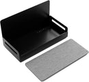 2-Pack Magnetic Spice Rack for Refrigerator - Heavy-Duty 20LB Capacity - Strong Magnetic Shelves for Classroom Whiteboards and Garage Tools, Kitchen Organizer for Utensils, Black by CozyNest Decor