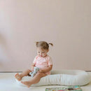 Baby Lounger - Snuggle Cozy Me Infant Lounger for Newborns | Breathable & Soft, Portable Awake-Time Pad, Essential Baby Gift- Natural (Lounger Cover Included) by TinyTreasures Baby Boutique