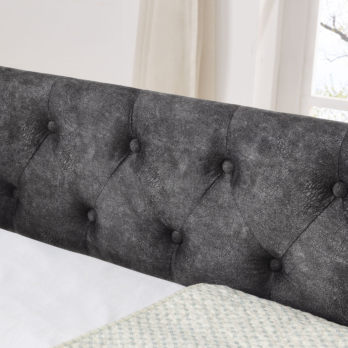 Upholstered Daybed With USB Charging & Pull Out Bed, photo 21 of 40