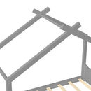 Twin House Floor Bed with Support Slats