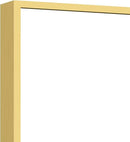 30x40In Gold Bathroom Mirror for Wall, Brushed Gold Rectangle Mirrors with Metal Frame, Bathroom Rectangular Mirror Modern Wall Mirror for Bedroom Living Room, Hangs Horizontal or Vertical by CozyNest Decor