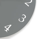 Lafocuse 12 Inch Silent Grey Wall Clock Battery Operated for Living Room Decor, Simple Minimalist Wooden Wall Clock for Kitchen Bedroom Office by CozyNest Decor