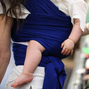 Boba Baby Wrap Carrier – Original Baby Sling Carrier for Newborns (7–35 lbs), Soft, Secure, Hands-Free & Ergonomic, Ideal for Comfortable Bonding, New Parents (Serenity Dark Blue) by TinyTreasures Baby Boutique