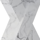 Modern Rectangle Dining Table With Stretchable TopAnd X Shape Legs by HouseOfZazla