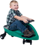 Wiggle Car Ride On Toy - No Batteries, Gears or Pedals - Twist, Swivel, Go - Outdoor Ride Ons for Kids 3 Years and Up by Lil' Rider (Green) by TinyTreasures Baby Boutique