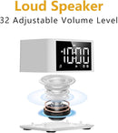 【3 in 1】 Sound Machine Dual Alarm Clock Night Light White Noise Machine 27 Sleeping Sounds for Adults Kids Precise 32 Level Volume Sleep Timer Memory Function Digital Clock with 30 Wake Up Sounds by TinyTreasures Baby Boutique