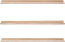 AZSKY 48 Inch Long Narrow Floating Shelves for Wall Storage Rustic Natural Wood Wall Shelf for Wall Décor Wall Bookshelf for Kids Room Picture Ledge Shelf a Set of 3 by TinyTreasures Baby Boutique