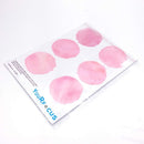 Pink Polka Dot Wall Decals 72 Pcs Watercolor Dots Wall Sticker for Kids Baby Girls Teens and Nursery Room (12 Sheets) by TinyTreasures Baby Boutique