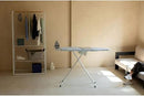 Brabantia Size B Ironing Board (49x15 in) 7 Height Options, Adjustable Steam Iron Rest Holder (Fresh Breeze) Non-Slip Feet, Anti-Collapse Child Locks by CozyNest Decor
