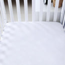4-Pack Fitted Crib Sheets for Boys and Girls - Breathable, Soft Microfiber Baby Sheets in Grey and White by TinyTreasures Baby Boutique