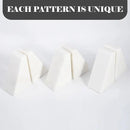 Marble Book Ends Decorative, Unique Bookends for Shelves, White Stone Bookends Holds Heavy Books, Weighted Book Holder Stopper for Home Office Desk Bookshelf Decoration, Set of 2 by CozyNest Decor