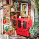 Rolife DIY Miniature House Kit Flower Shop, Tiny House Kit for Adults to Build, Mini House Making Kit with Furniture, Halloween/Christmas Decorations/Gifts for Family and Friends(Emily's Flower Shop) by TinyTreasures Baby Boutique