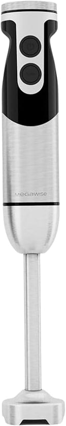MEGAWISE new Hand Blender Series Only one Hand Blender,no attachments,12-Speed,Includes Powerful Blender Stick- Easy to Clean and Perfect for Smoothies, and More (black) by TinyTreasures Baby Boutique