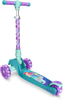 Jetson Character Kids Kick Scooter, LED Lights on Stem & Light-Up Wheels, Lightweight Frame, Height-Adjustable Handlebar, Lean-to-Steer System, Easy-Fold Mechanism by TinyTreasures Baby Boutique