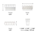 Zip Top Reusable 100% Platinum Silicone Breast Milk Storage, Made in the USA - Bag Set of 6 + Freezer Tray by TinyTreasures Baby Boutique