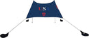 Neso Tents Beach Tent with Sand Anchor, Portable Canopy Sunshade - 7' x 7' - Patented Reinforced Corners (Red/White/Blue) by TinyTreasures Baby Boutique