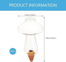 Yardwe 5PCS Plant Watering Globes, 300ML Self-Watering Bulb Mushroom Shape Watering Bulb Plant Waterer Stakes for Indoor Outdoor Plants by GreenHaven Gardens