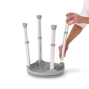 Medline Durable Aluminum Frame, Round Swivel Shower Stool, Gray, Supports up to 300lbs. by TinyTreasures Baby Boutique