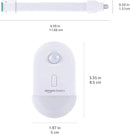 Amazon Basics Color Changing LED Toilet Bowl Motion Sensor Light, Battery Operated, 2 Pack, White by GreenHaven Gardens