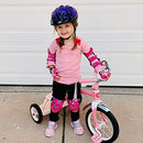 Soft-Style Kids Knee and Elbow Pads with Bike Gloves, Flexible Impact-Resistant Gear for Ages 2-11, Designed for Balance Bikes, Roller-Skating, and Skateboarding by TinyTreasures Baby Boutique